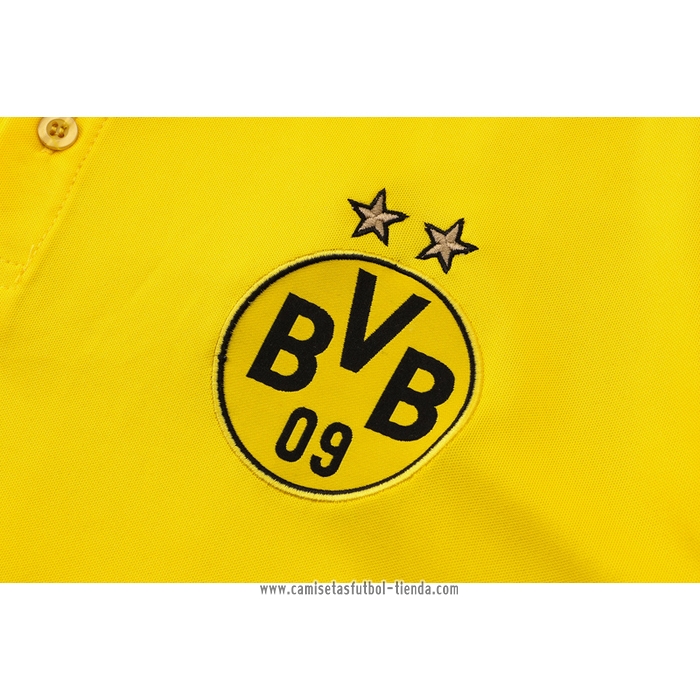 Camiseta Polo del Borussia Dortmund 2021 2022 Amarillo